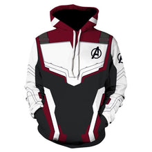 Load image into Gallery viewer, The Avengers 4 Endgame Quantum Realm Cosplay Costume Hoodies Men Hooded Avengers Zipper End Game Sweatshirt Jacket