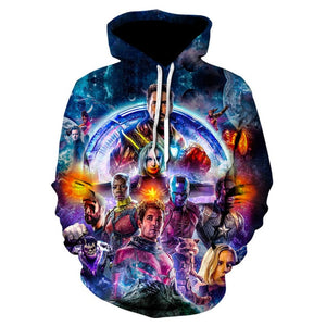 The Avengers 4 Endgame Quantum Realm Cosplay Costume Hoodies Men Hooded Avengers Zipper End Game Sweatshirt Jacket