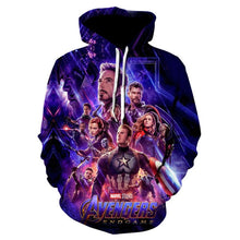 Load image into Gallery viewer, The Avengers 4 Endgame Quantum Realm Cosplay Costume Hoodies Men Hooded Avengers Zipper End Game Sweatshirt Jacket